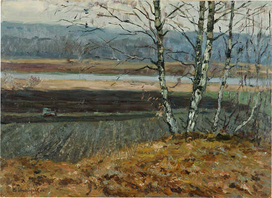 Никольский Валентин Михайлович. Осенний пейзаж